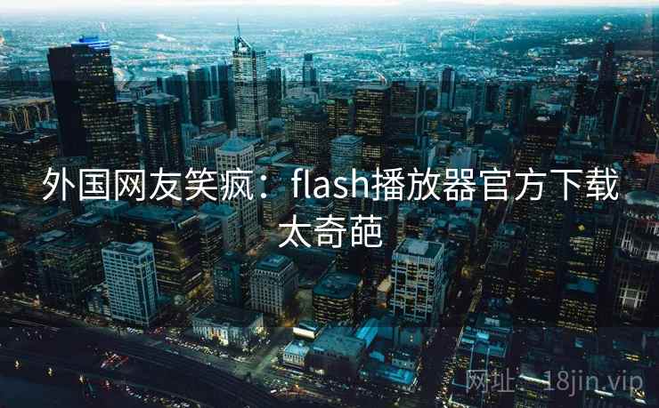 外国网友笑疯：flash播放器官方下载太奇葩